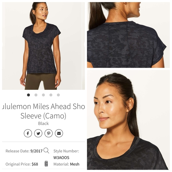 Lululemon Miles Ahead Short Sleeve (Camo) - Picture 14 of 16